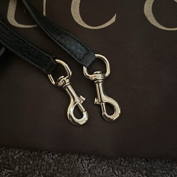 AUTHENTIC GUCCI LEATHER TOTE BAG - Picture 5 of 11